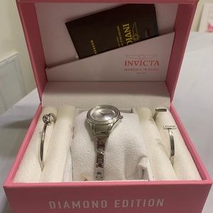 Invicta Diamond Edition Watch and Bracelet set